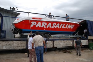 Parasailing Boats Shipment Process