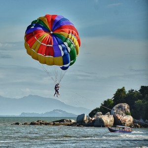 land a parasail